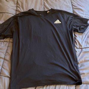blue adidas shirt